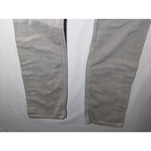 Levi's 513 Slim Straight Flex Soft Gray Jeans Men's Size 32 x 31 - Picture 9 of 12